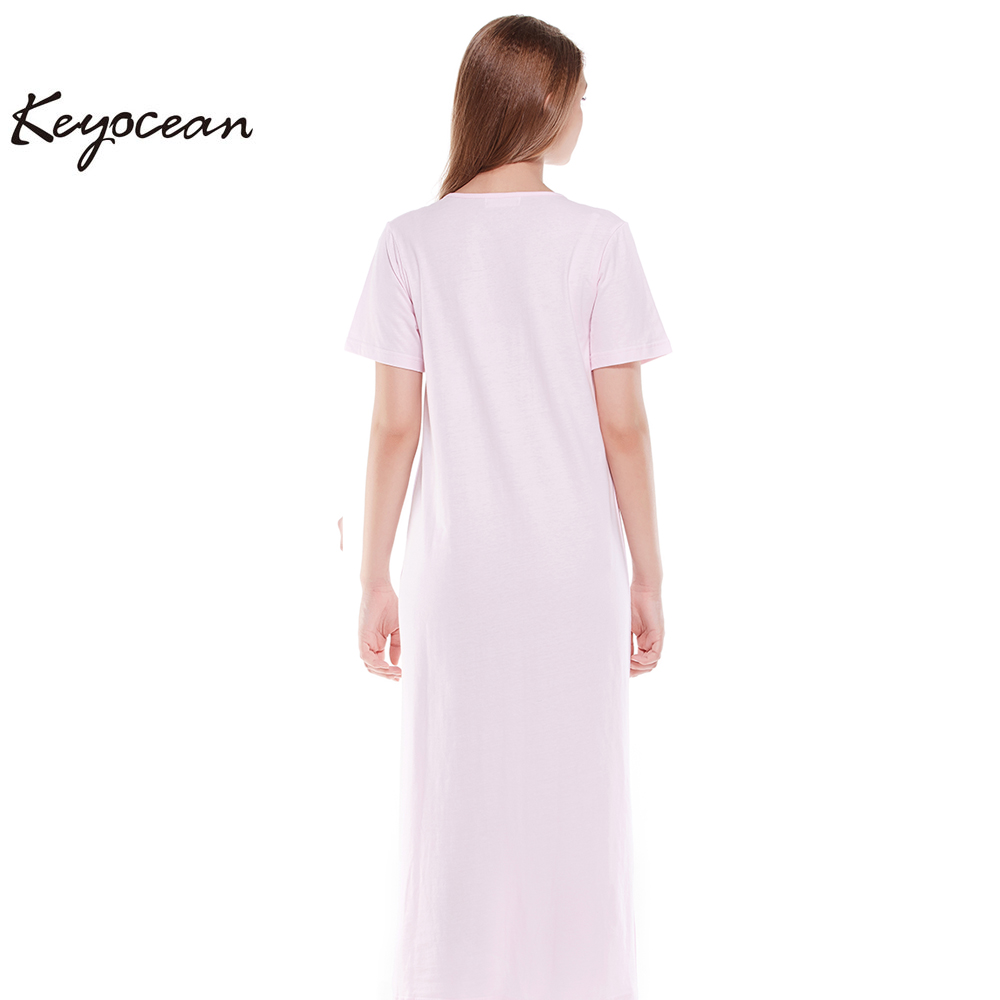 cotton short sleeve nightgown